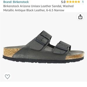 BIRKENSTOCK - metallic Arizona sandal